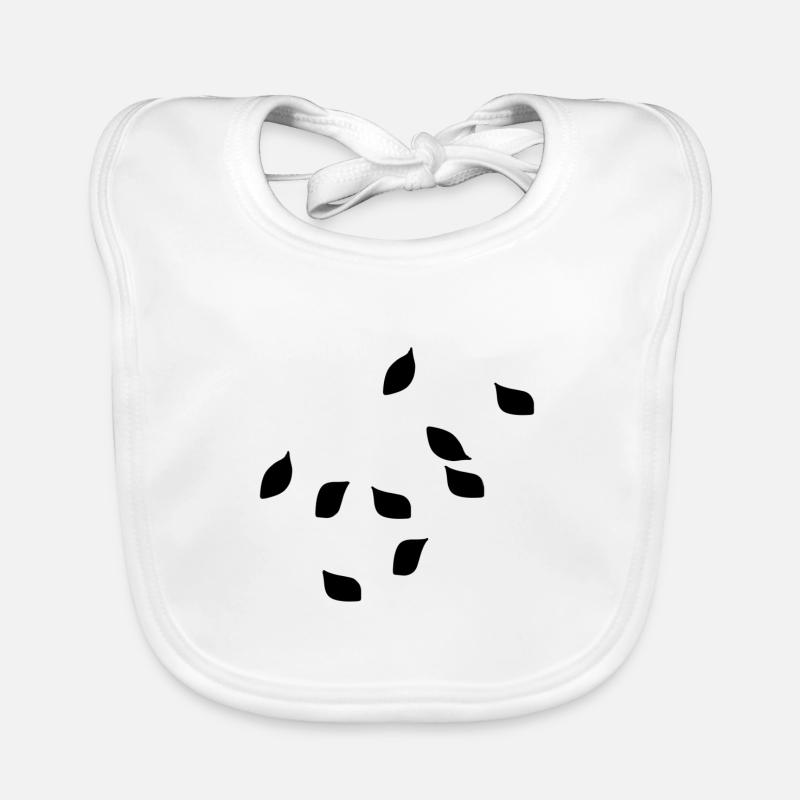 leaves leaf pattern plants nature Organic Baby Bibs