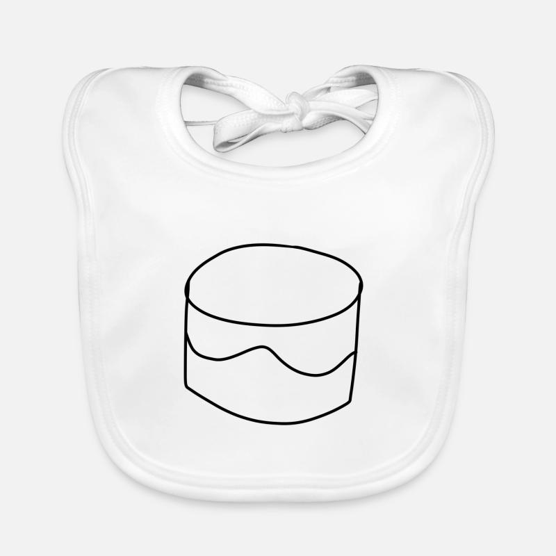 icône de gâteau gâteau de gâteau dessin animé Bavoir bio Bébé