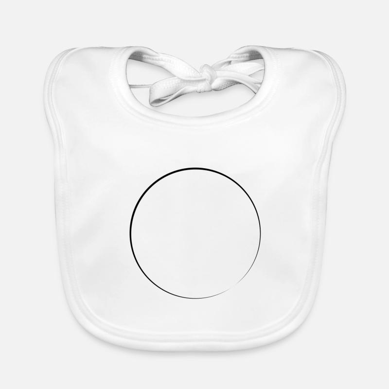 Icône en forme de cercle Bavoir bio Bébé