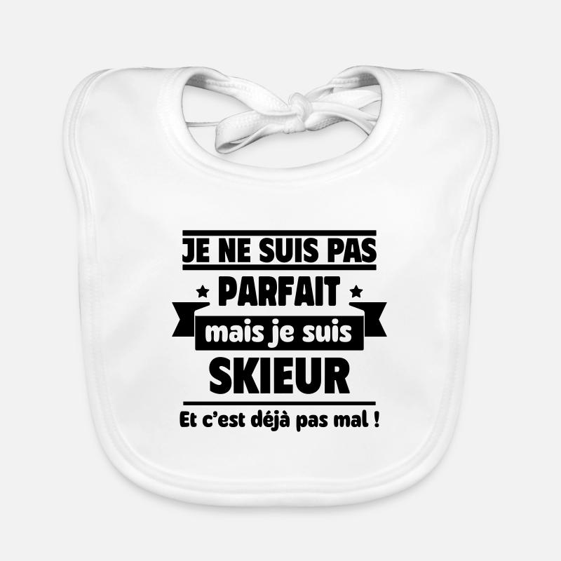 Pas parfait, mais skieur, c’est déjà pas mal Bavoir bio Bébé
