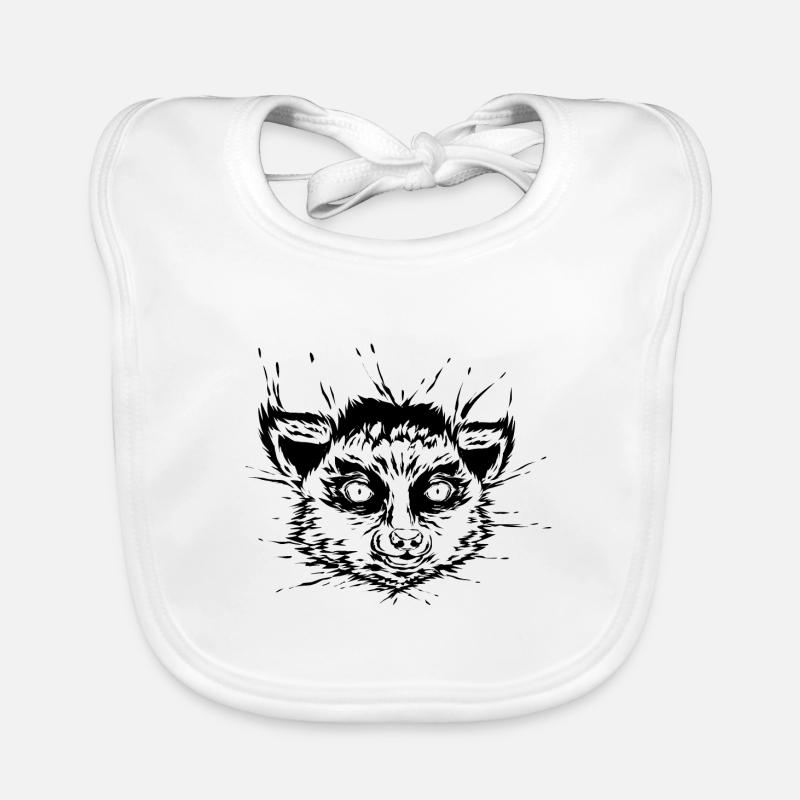 Lemur Head Organic Baby Bibs