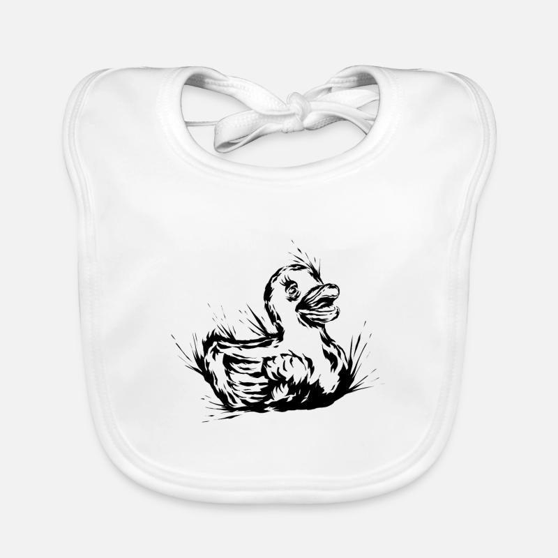 Canard en plastique Bavoir bio Bébé