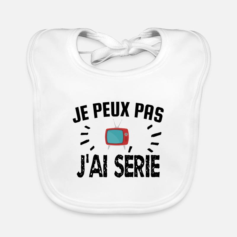 je peux pas j'ai série Bavoir bio Bébé