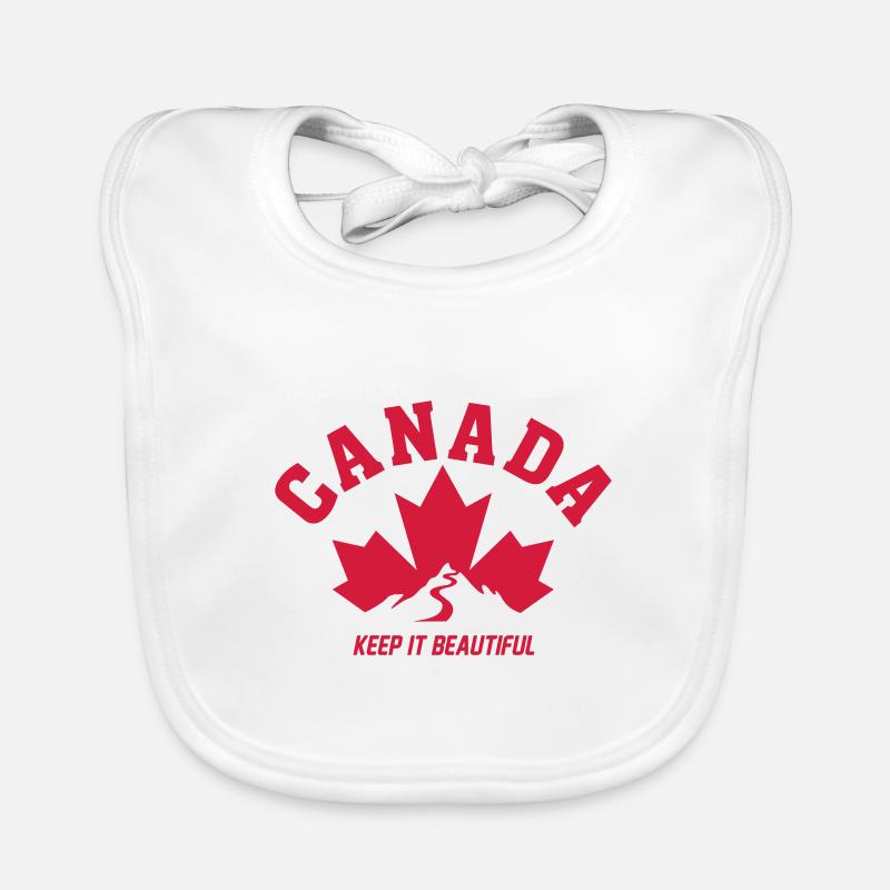CANADA KEEP IT BEAUTIFUL Organic Baby Bibs