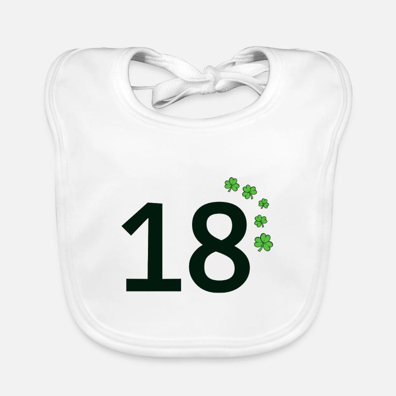 18 - Baby Bio-Lätzchen - Weiß
