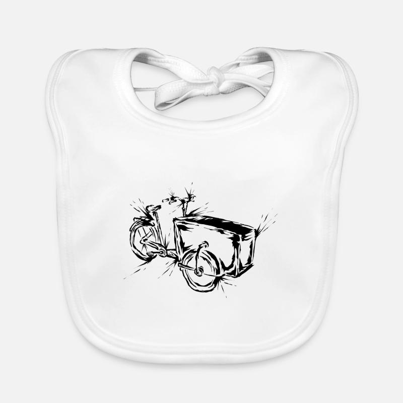 Vélo cargo Bavoir bio Bébé
