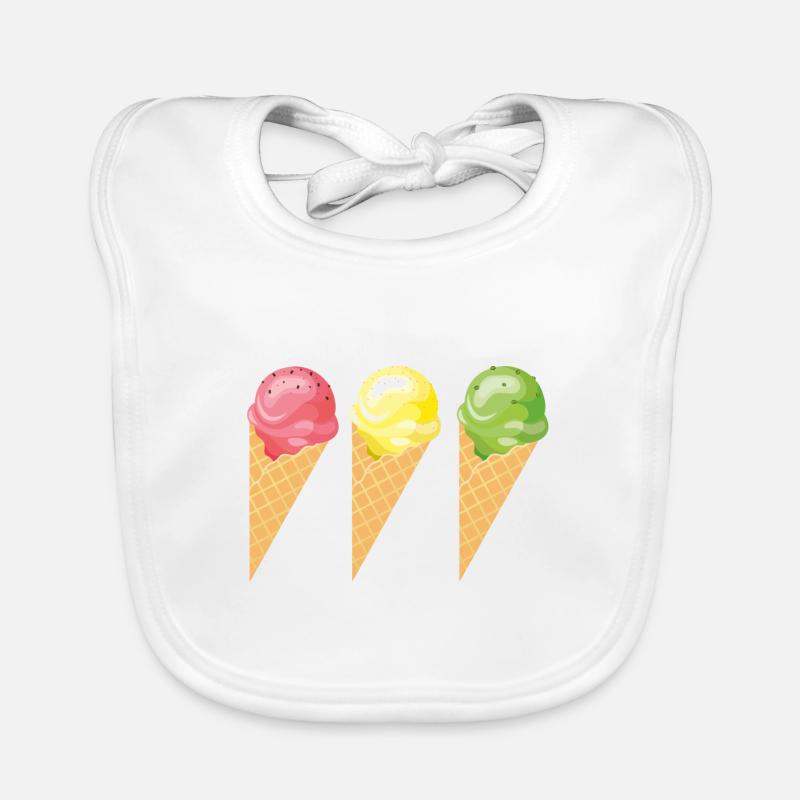 Glace ... Bavoir bio Bébé