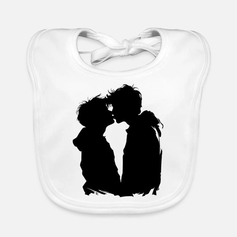 Küssen Baby Bio-Lätzchen