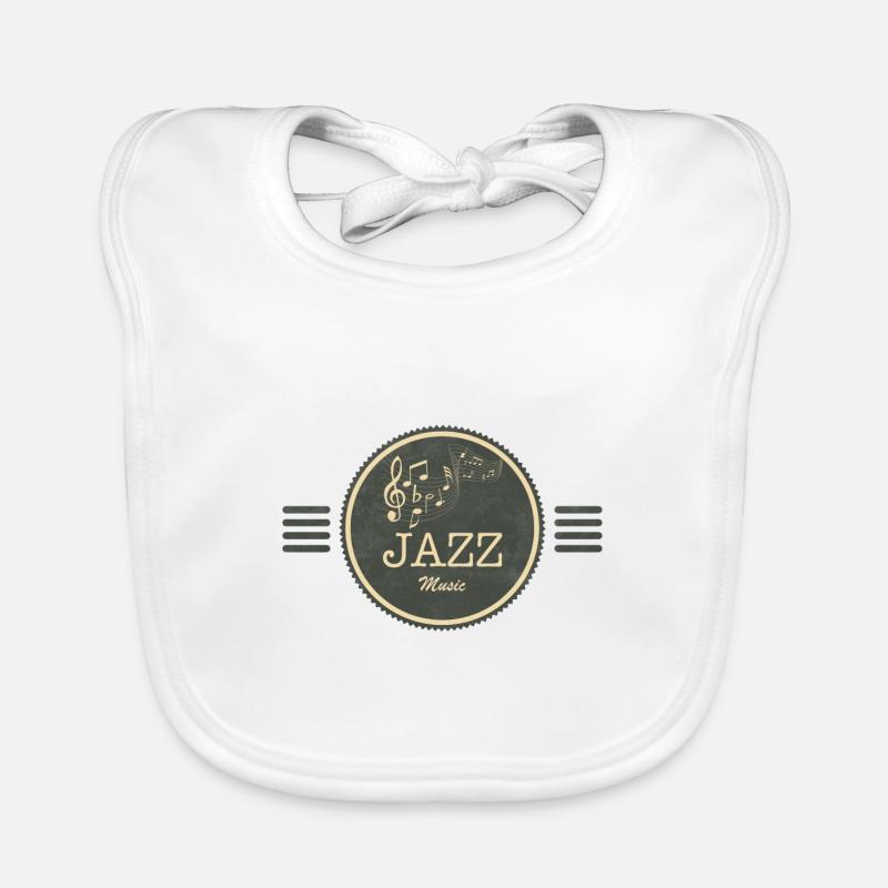 Jazz Musik Baby Bio-Lätzchen