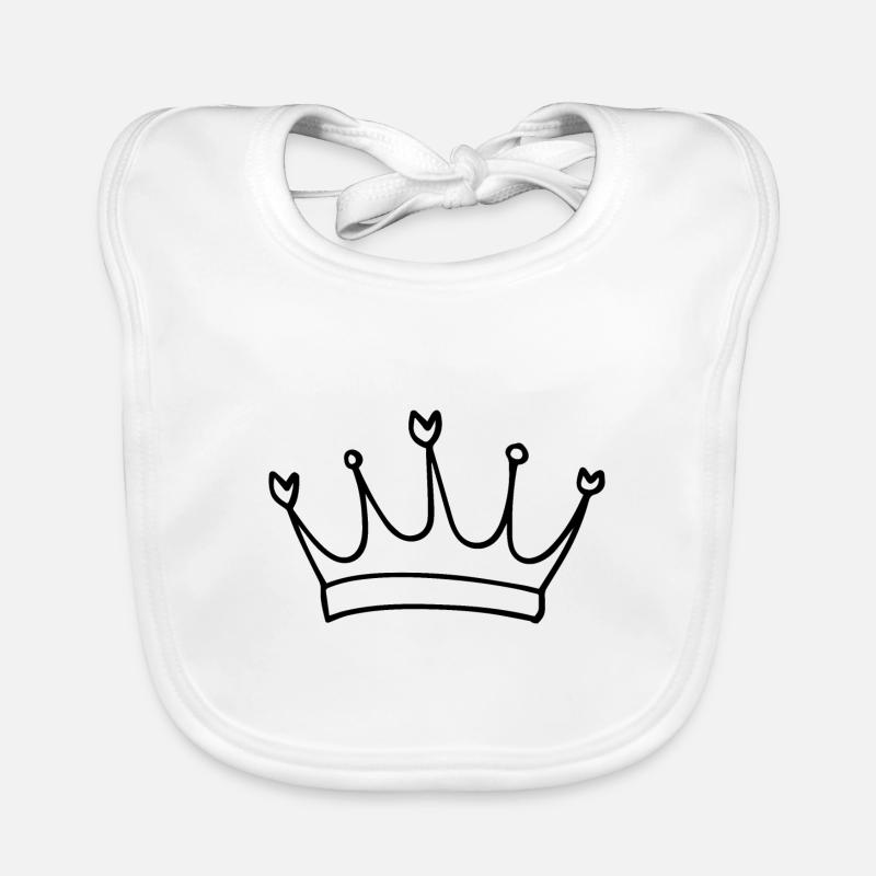 Couronne Bavoir bio Bébé
