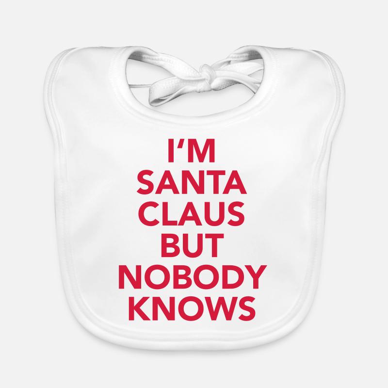 Santa claus Baby Bio-Lätzchen