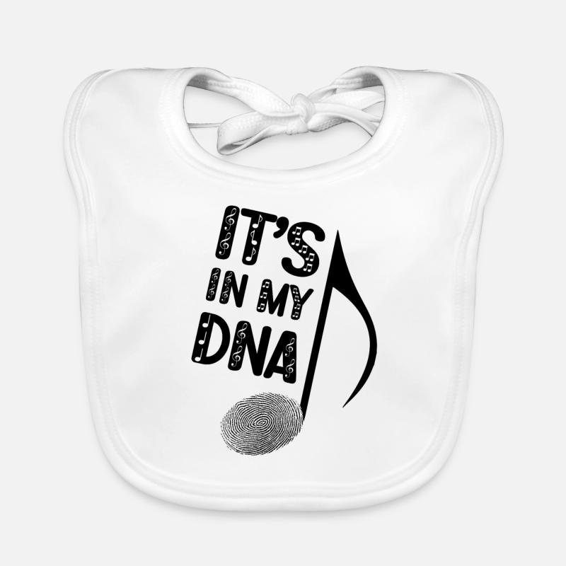 Musik DNA Note Musiker Orchester Dirigent Chor Baby Bio-Lätzchen