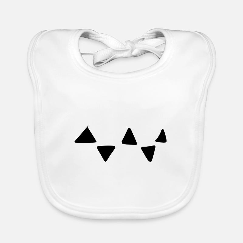 dreick muster dreieckig formen Baby Bio-Lätzchen