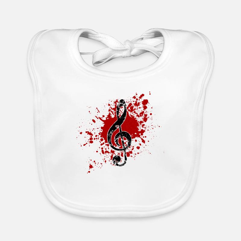Classical music Organic Baby Bibs