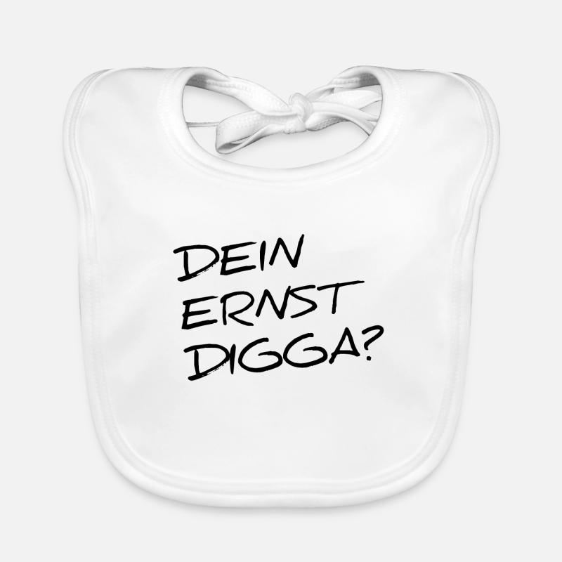 DEIN ERNST DIGGA? Baby Bio-Lätzchen