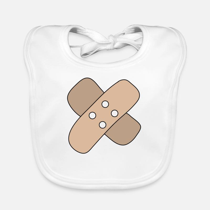 Patch, blessure, blessure, guérison, idée cadeau Bavoir bio Bébé