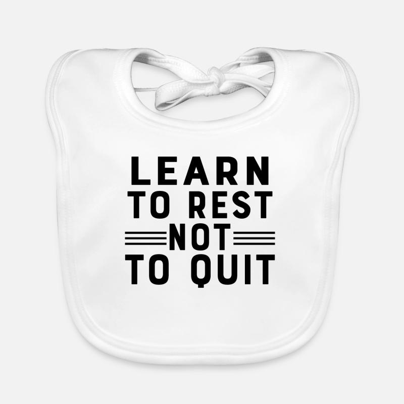 N'abandonne pas Bavoir bio Bébé