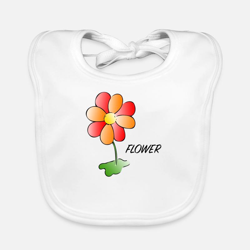Fleur - Fleur Bavoir bio Bébé