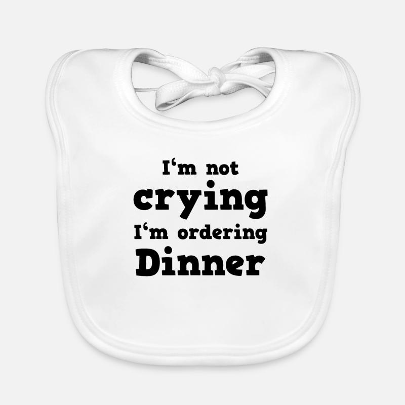 Dents de bébé bébé Dîner de bébé ventre Bavoir bio Bébé