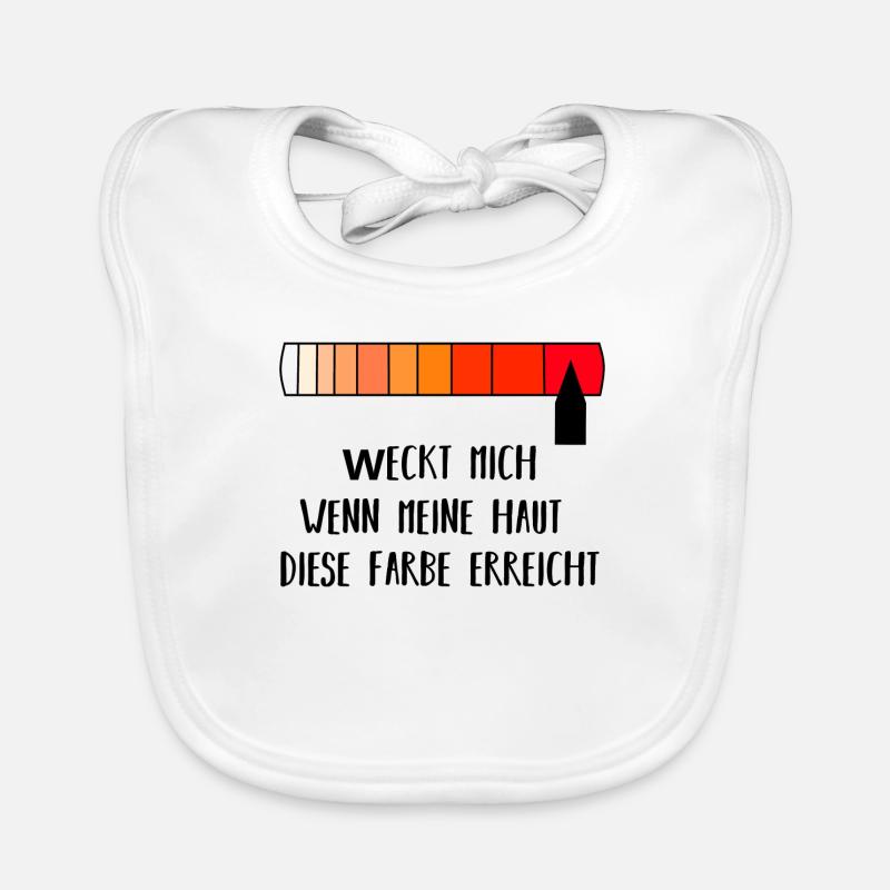 Coups de soleil | Idée de cadeau Bavoir bio Bébé