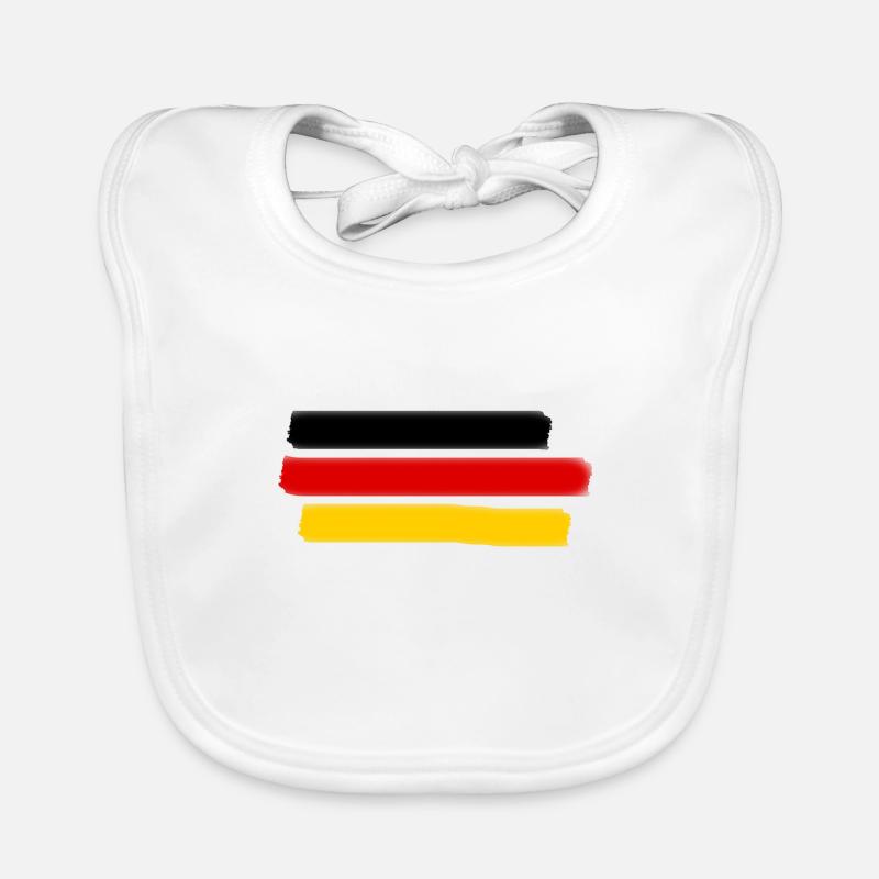 drapeau Allemagne Bavoir bio Bébé