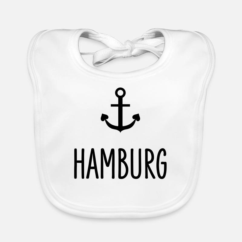 Hamburg Anchor Organic Baby Bibs