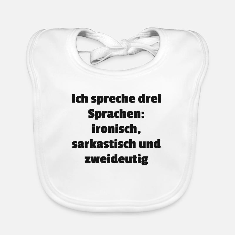 Sprachen Baby Bio-Lätzchen