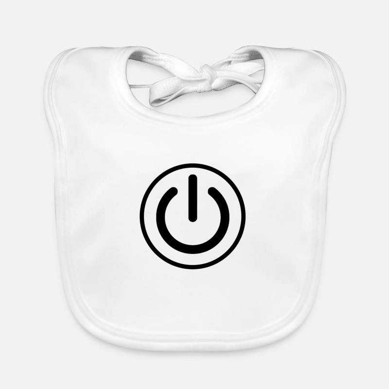 On Off button Organic Baby Bibs