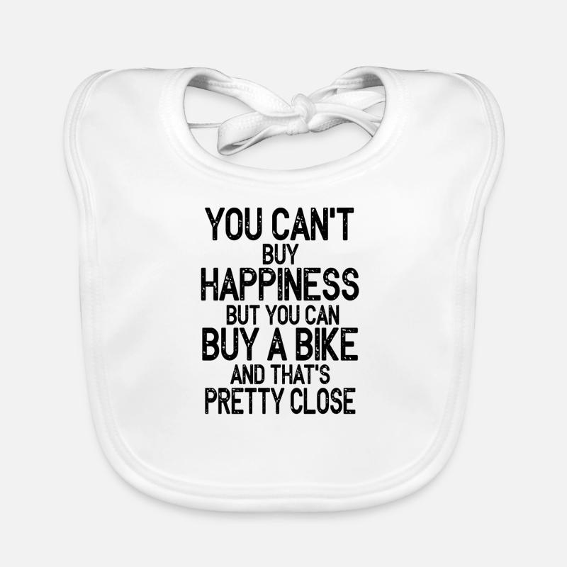 Motorrad Spruch Baby Bio-Lätzchen