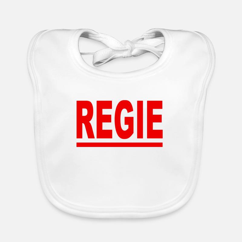 Regie rot Baby Bio-Lätzchen
