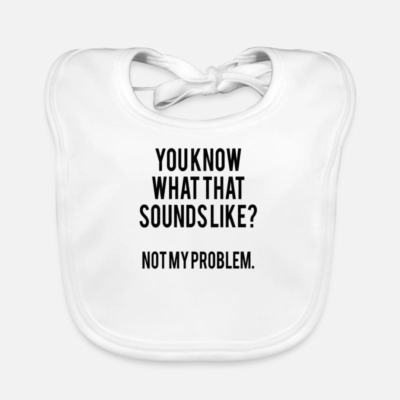 Sarkasmus Sprueche Baby Bio-Lätzchen