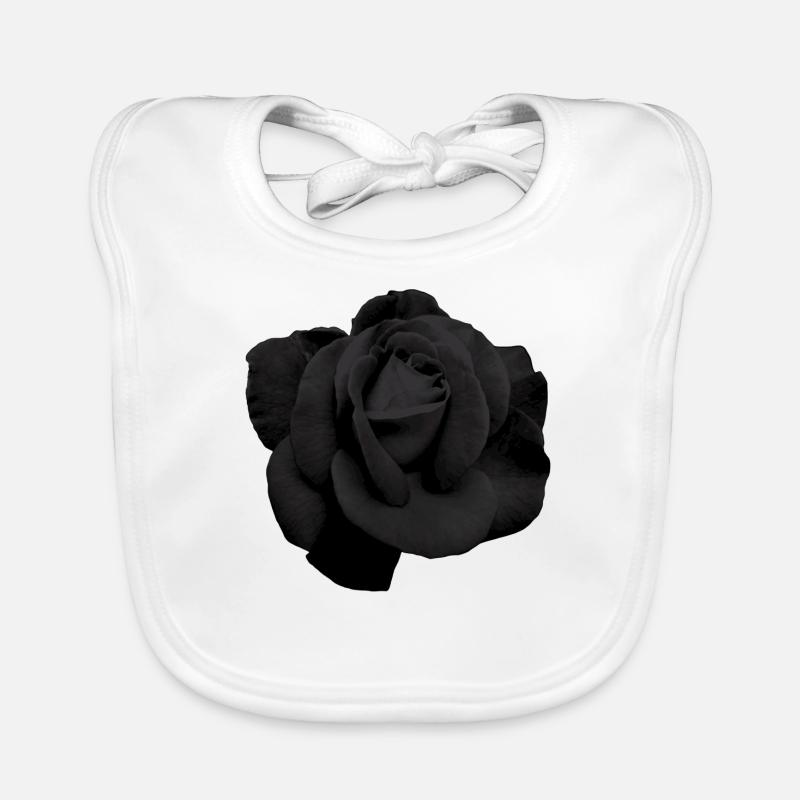 Black rose Organic Baby Bibs