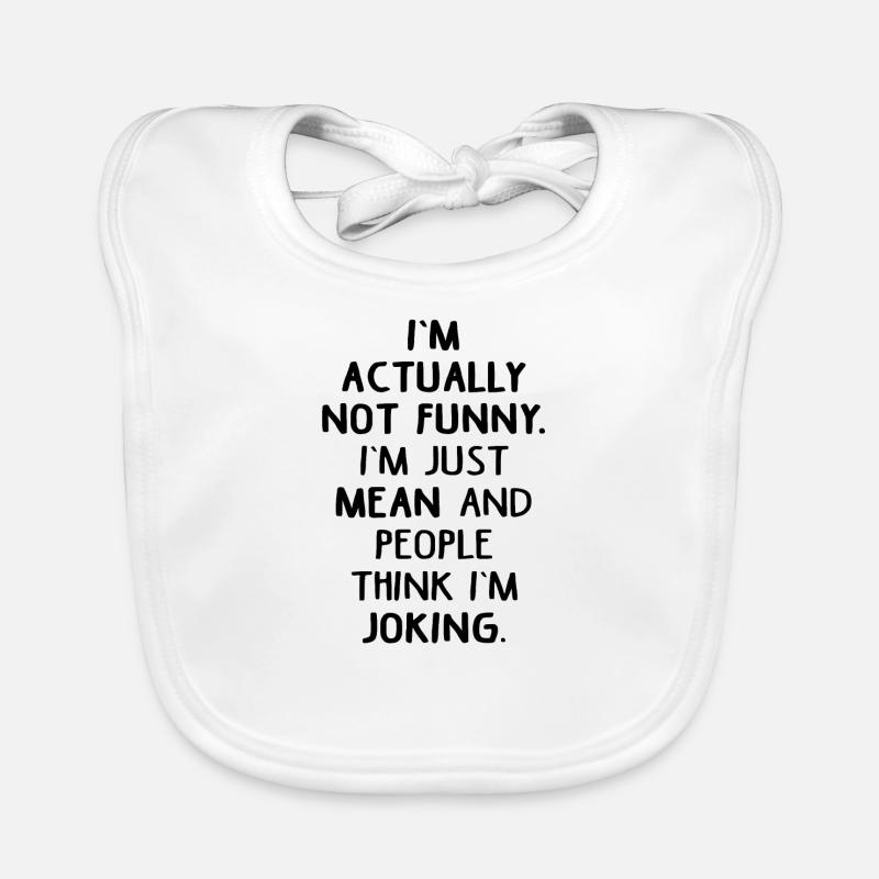 sarcasme Bavoir bio Bébé