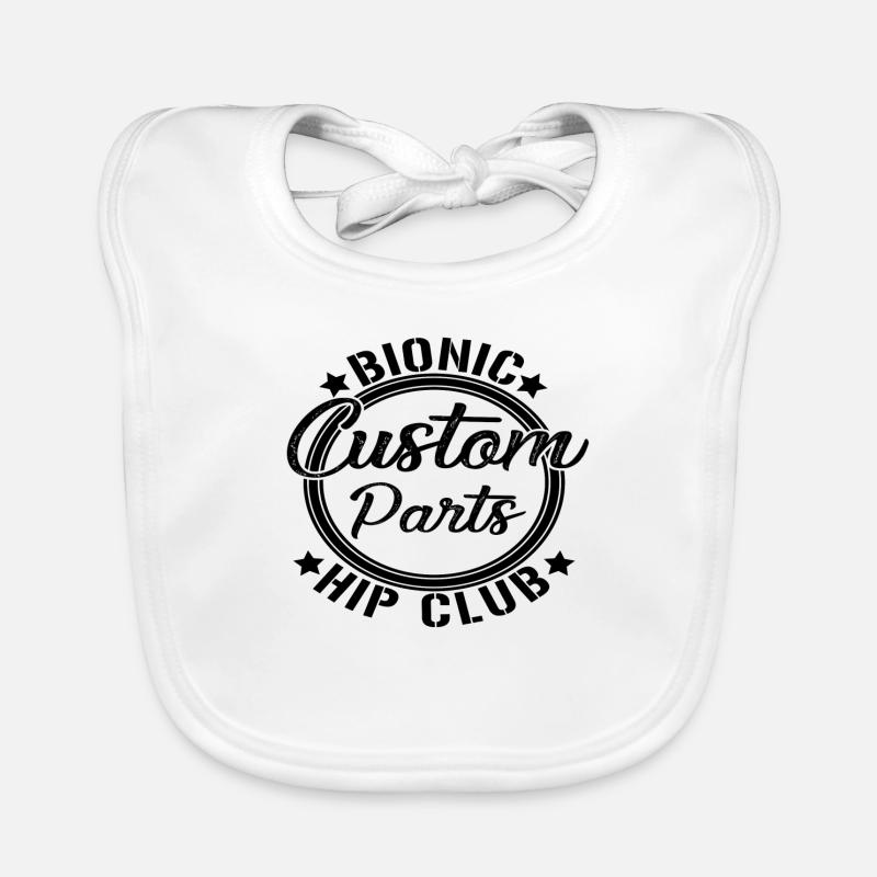 Hip Joint Surgery, Hip Prosthesis, Hip Op Organic Baby Bibs