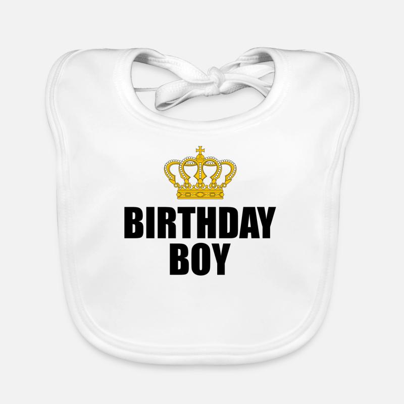 Birthday Boy Geburtstag Junge Geschenk Idee Baby Bio-Lätzchen