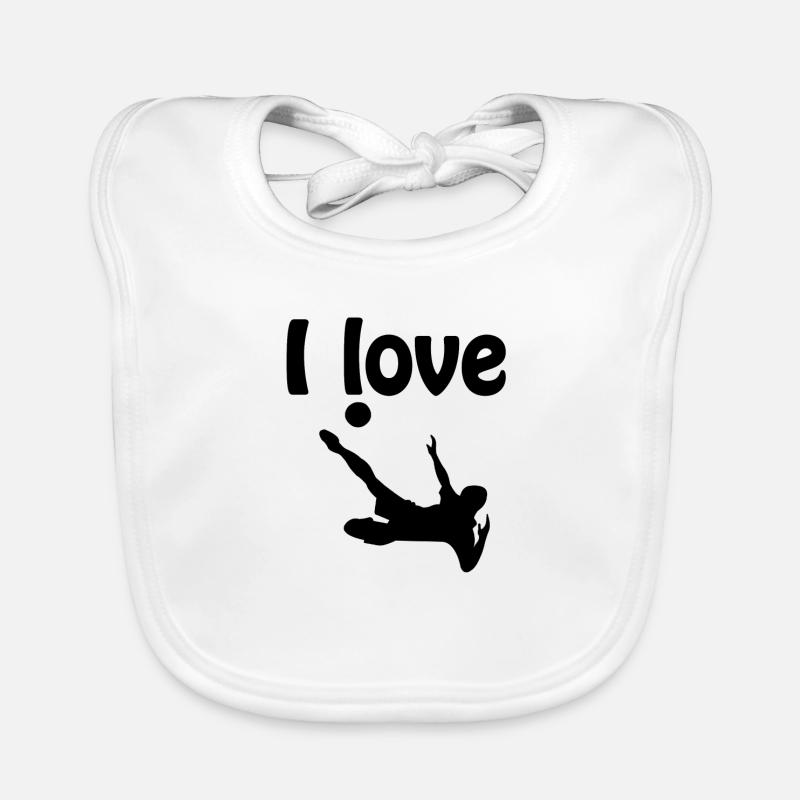 Soccer Organic Baby Bibs