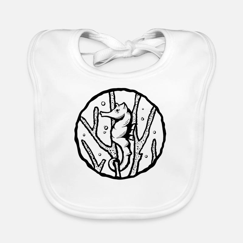 hippocampe Bavoir bio Bébé