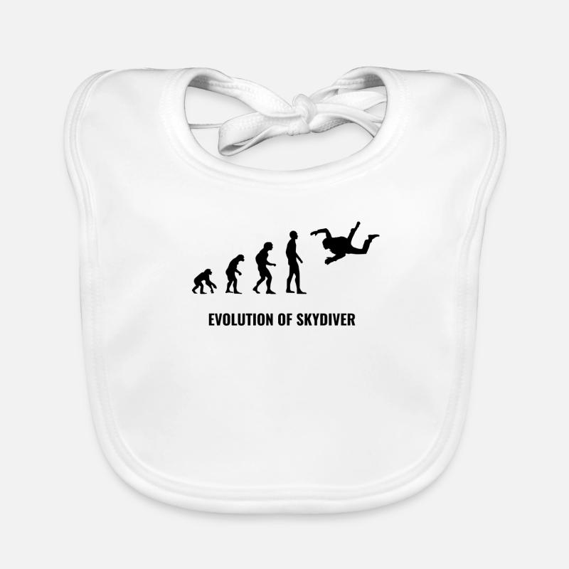Evolution Fallschirmspringer Baby Bio-Lätzchen