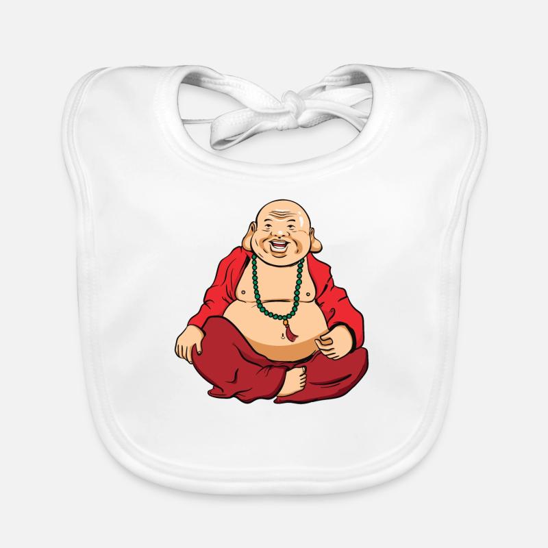 Bouddha heureux Bavoir bio Bébé