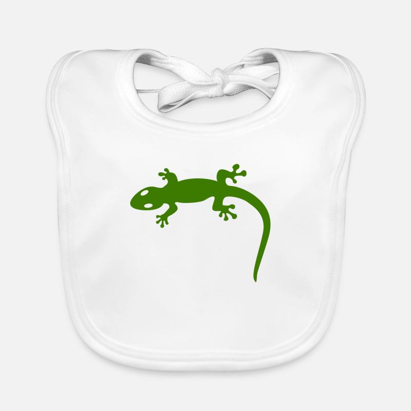 Eidechse Baby Bio-Lätzchen