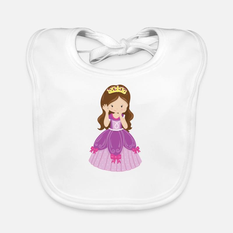 Maedchen Princess Princess Castle Gift Organic Baby Bibs