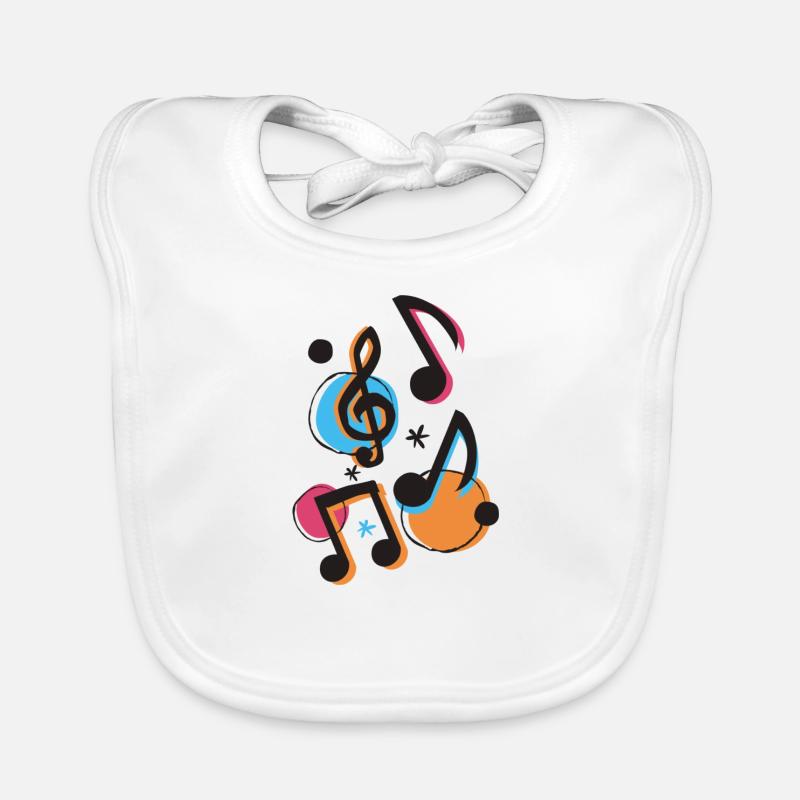 Musical Notes | By Clare Organic Baby Bibs