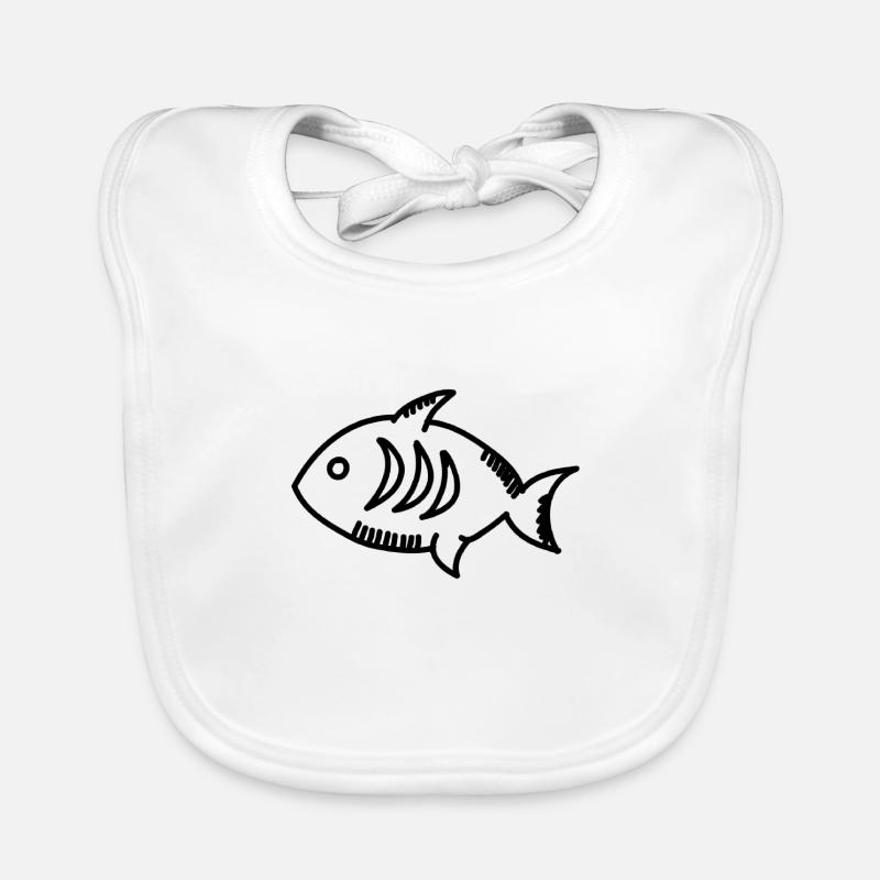 Poisson Bavoir bio Bébé