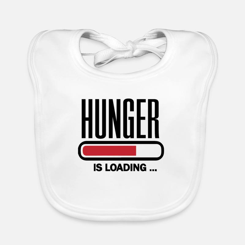 La famine est loading Bavoir bio Bébé
