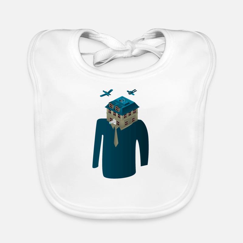 House drone spy gift Organic Baby Bibs