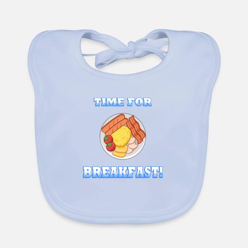 Time For Breakfast Baby Bio-Lätzchen