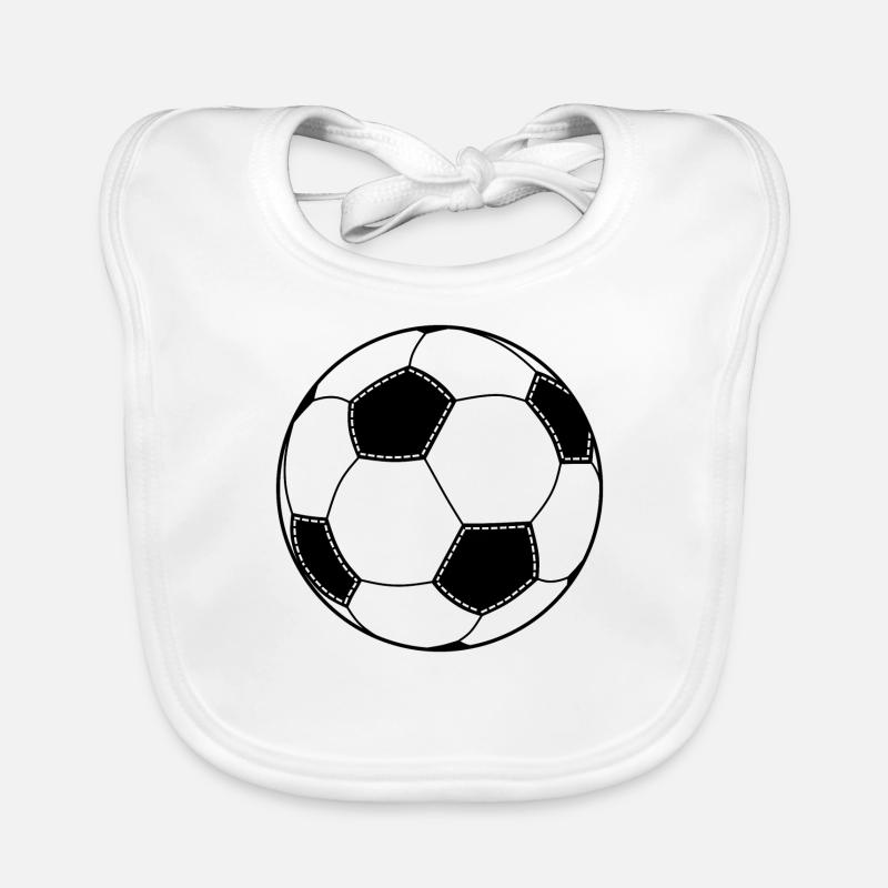 Fußball Baby Bio-Lätzchen
