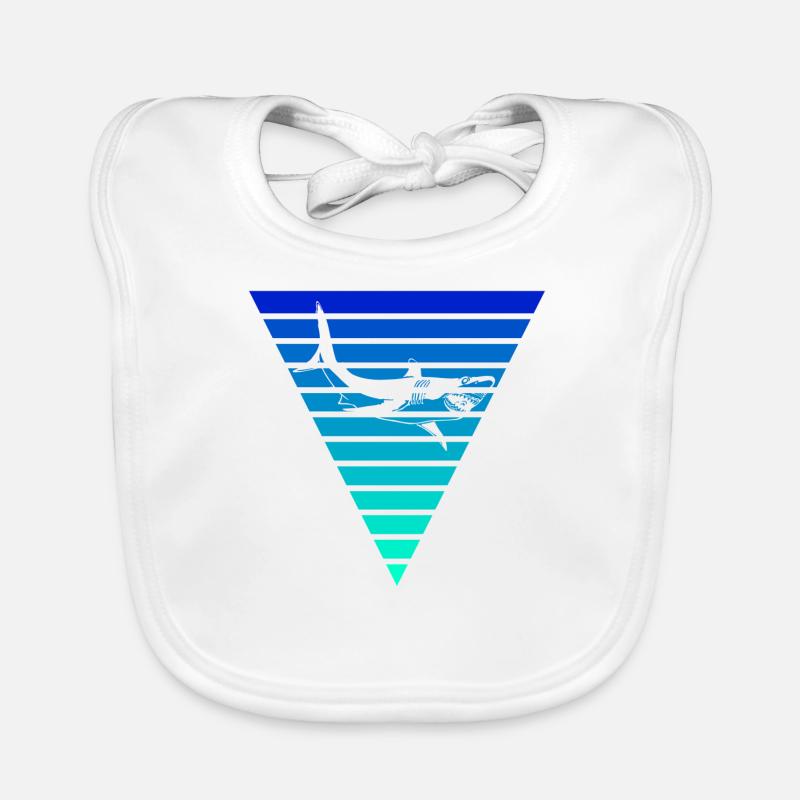 Cadeau requin / requin Bavoir bio Bébé