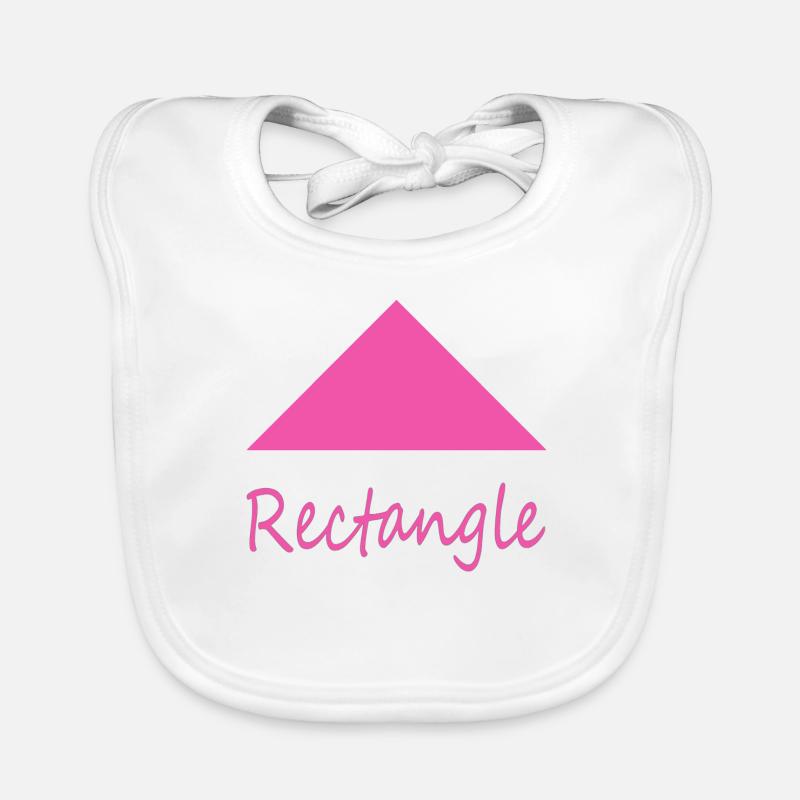 Falsche Rechteckform Baby Bio-Lätzchen