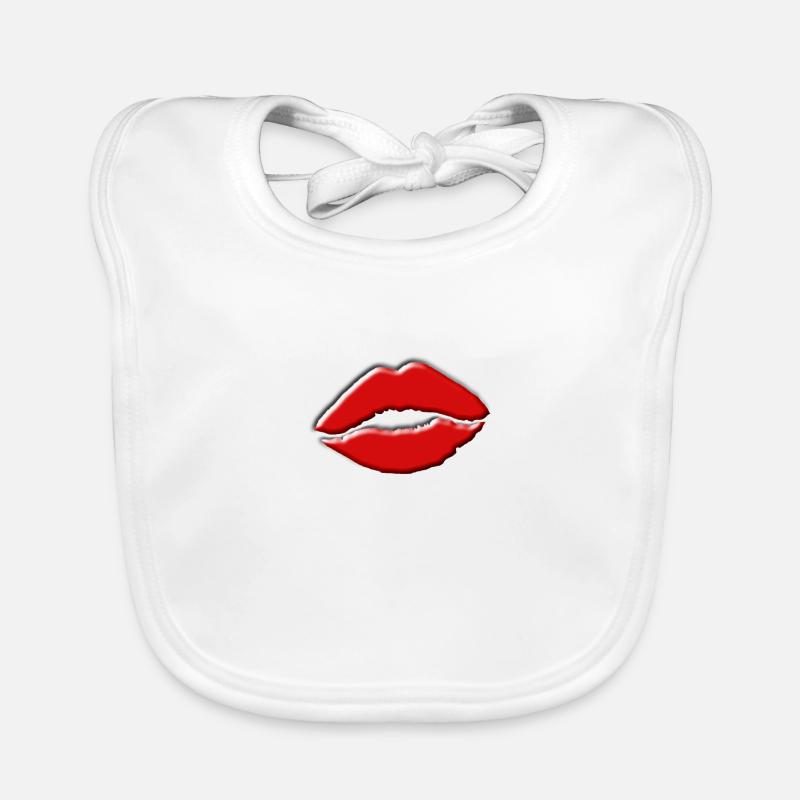 Lippen Baby Bio-Lätzchen